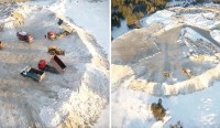 Мэр Нижнего Тагила показал огромную кучу снега, которую вывезли с дорог